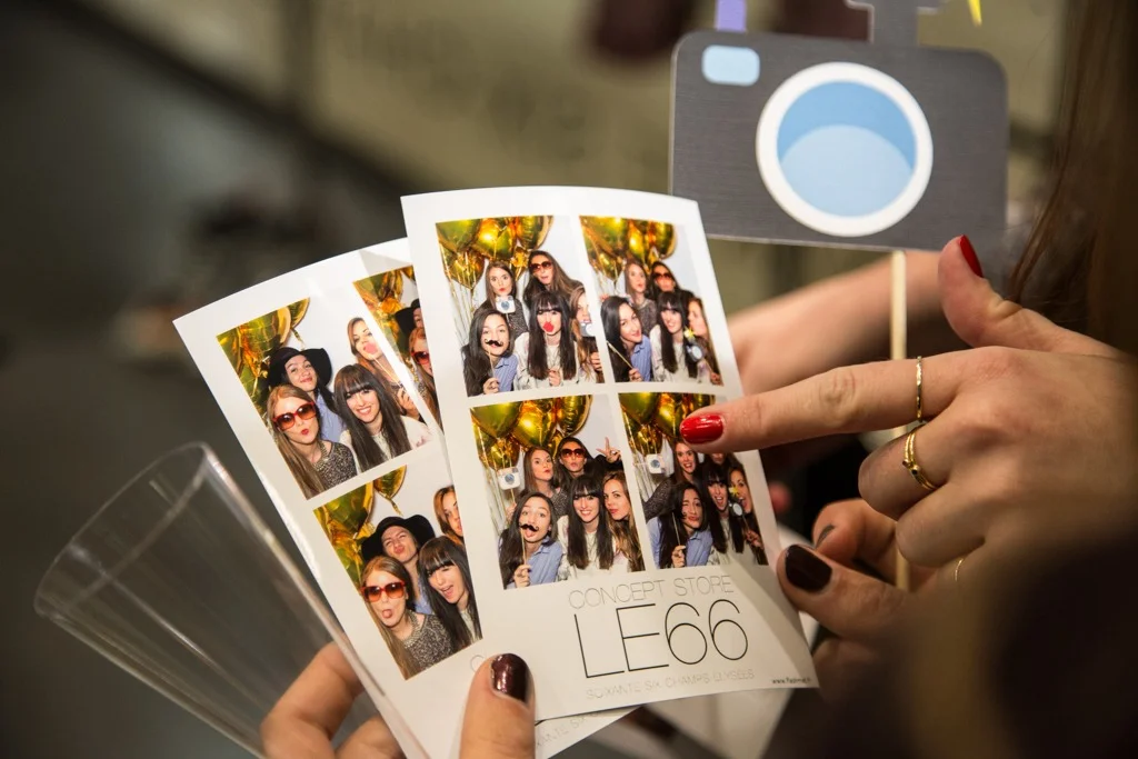 Foto stampate durante un evento ShootUp